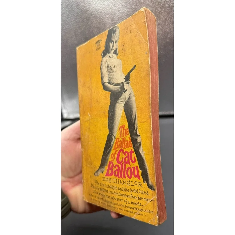 The Ballad of Cat Ballou by Roy Chanslor 1956 3rd printing Jane Fonda Cover